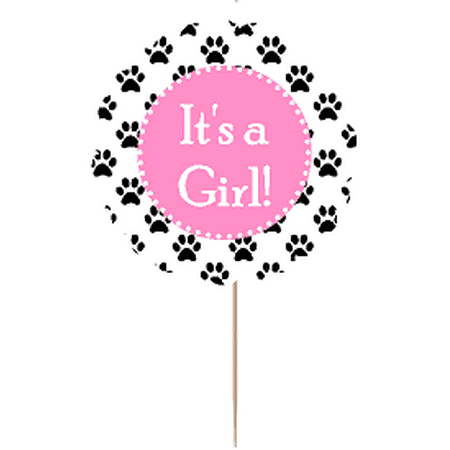 12pack Its A Girl Baby Shower Cupcake Decoration Toppers Picks