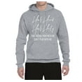 thumbnail image 2 of Half Hood Half Holy Pray With Me Unisex Graphic Hoodie Sweatshirt, Heather Grey, 3XL, 2 of 3