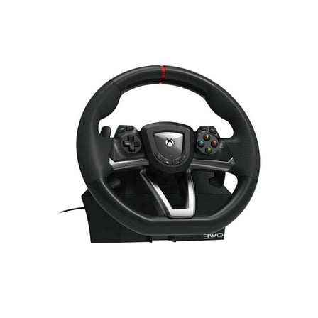 Hori - Black, Xbox series X/S and Multi-Platform, Overdrive, Wired Video Game Racing Wheel