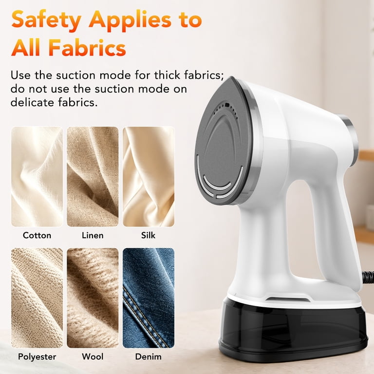 VAMOUT Vacuum Steamer, 1200W 2-in-1 with Suction photo 8