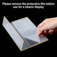 thumbnail image 4 of 12PCS Gold Frame Acrylic Sign Holder Wedding Table Number Holder Slanted Menu Double Sided Stand, 4X6Inch Horizontal, 4 of 7