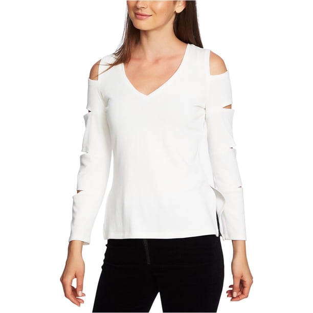 Blusa 1.STATE con Hombros Descubiertos y Mangas Oblicuas Mujer Blanca Pequeña