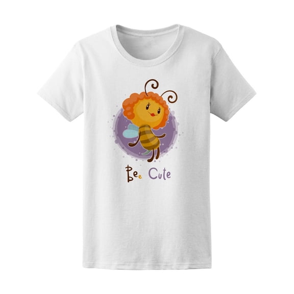 Bee Cute. Funny Doodle Tee Women's -Image by Shutterstock