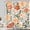 Yellow, variant on Orange Boho Flower Shower Curtain Cute Colorful Sage Linen Abstract Shower Curtain Set Retro Floral Plants Spring Funky Wildflower Fabric Cloth Bathroom Decor Set with 12 Hooks 72x72 Inch