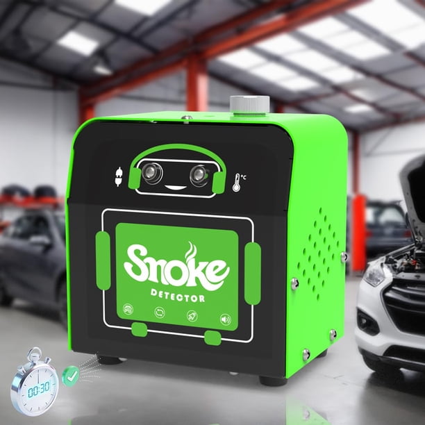 Detección solar de fugas en máquinas de humo para reparación de automóviles