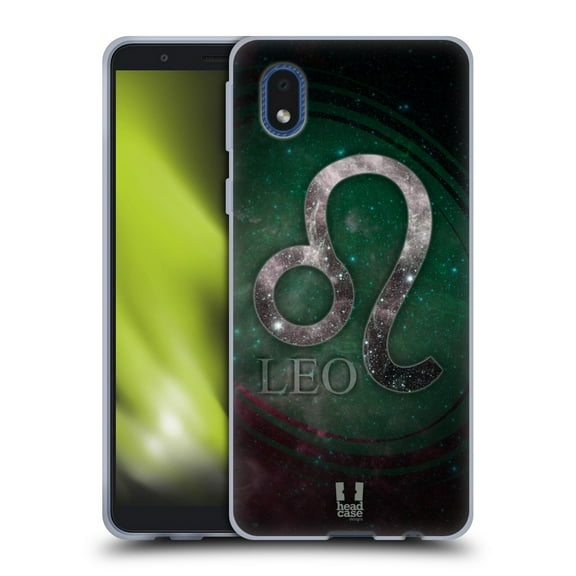 Head Case Designs Nebula Zodiac Symbols Leo Soft Gel Case Compatible with Samsung Galaxy A01 Core (2020)