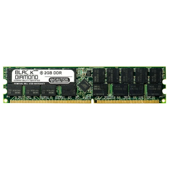 2GB RAM Memory for Uniwide UniServer 1322VA-02 184pin PC2700 DDR RDIMM 333MHz Black Diamond Memory Module Upgrade