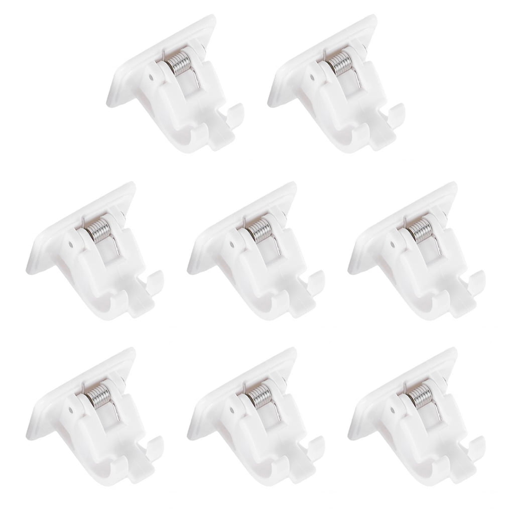12 PC SELF ADHESIVE STICK ON WHITE PLASTIC HOOKS HOOK by 151 