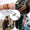 thumbnail image 4 of Hebilla de Grillete para Pulsera de Paracord (10 Unidades): Grillete Metálico Ajustable en Forma de U para Pulseras de Supervivencia, Cinturones y Cuerdas para Exteriores., 4 of 5