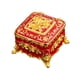 thumbnail image 4 of Caja de joyería vintage, caja pequeña creativa para joyería, collar, pendientes rojo Yuyangstore Caja de joya, 4 of 8