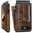 thumbnail image 1 of Billetera Miyozi Airtag para hombre, cartera de piel con bloqueo RFID, 1 of 8