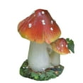 thumbnail image 2 of Ruanlalo Garden Figurine Eco-friendly UV Resistant Resin Mushroom Statue Succulent Bonsai Decor for Home, 2 of 6
