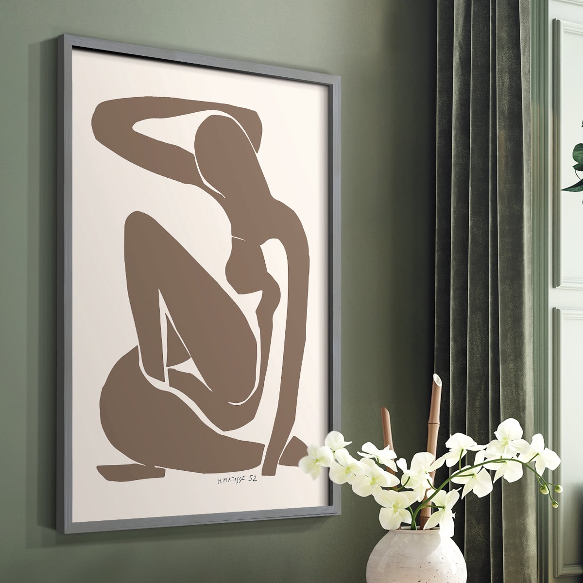 Matisse CCXV in Solid Wood 11 x 14 Framed Print