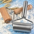 thumbnail image 3 of BAETEUY Rolling Pin Non-Stick Comfortable to Grip Dual Head Stainless Steel Frame Pastry Roller for Fondant, 3 of 8