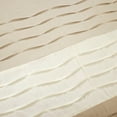 thumbnail image 2 of Mia Solid Pleated Color Block With Euro Shams Comforter Neutral 5Pc Set Full/Queen, 2 of 7
