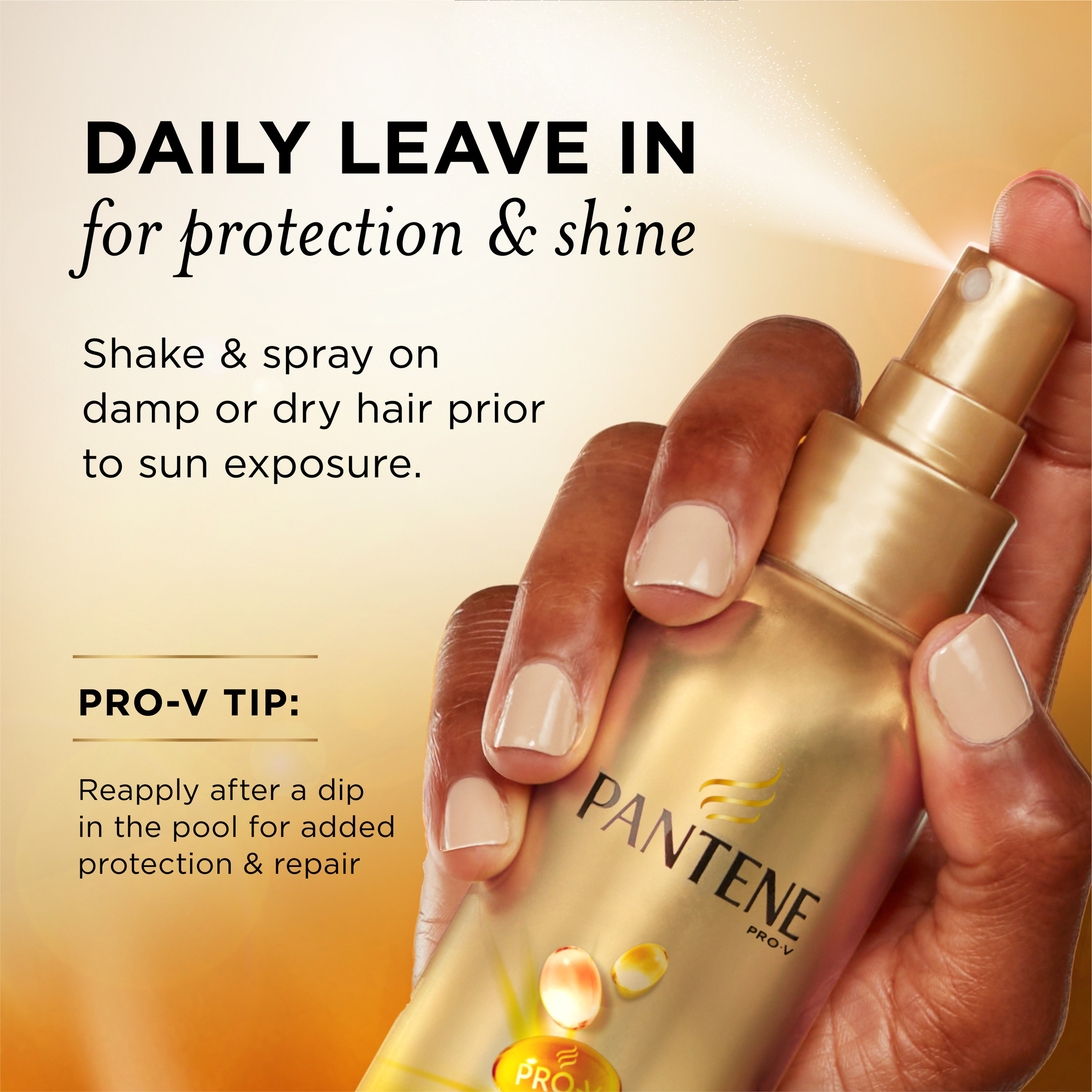 Pantene Sunkiss Glow UV Protection Spray Leave-In Conditioner photo 6