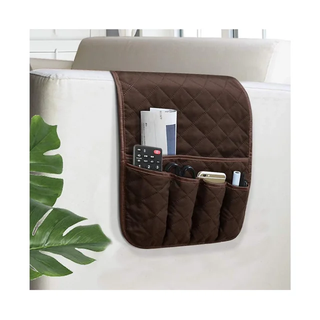 Organizador de reposabrazos para sofá, sillón antideslizante, mesita de noche, organizador de almacenamiento Compatible con