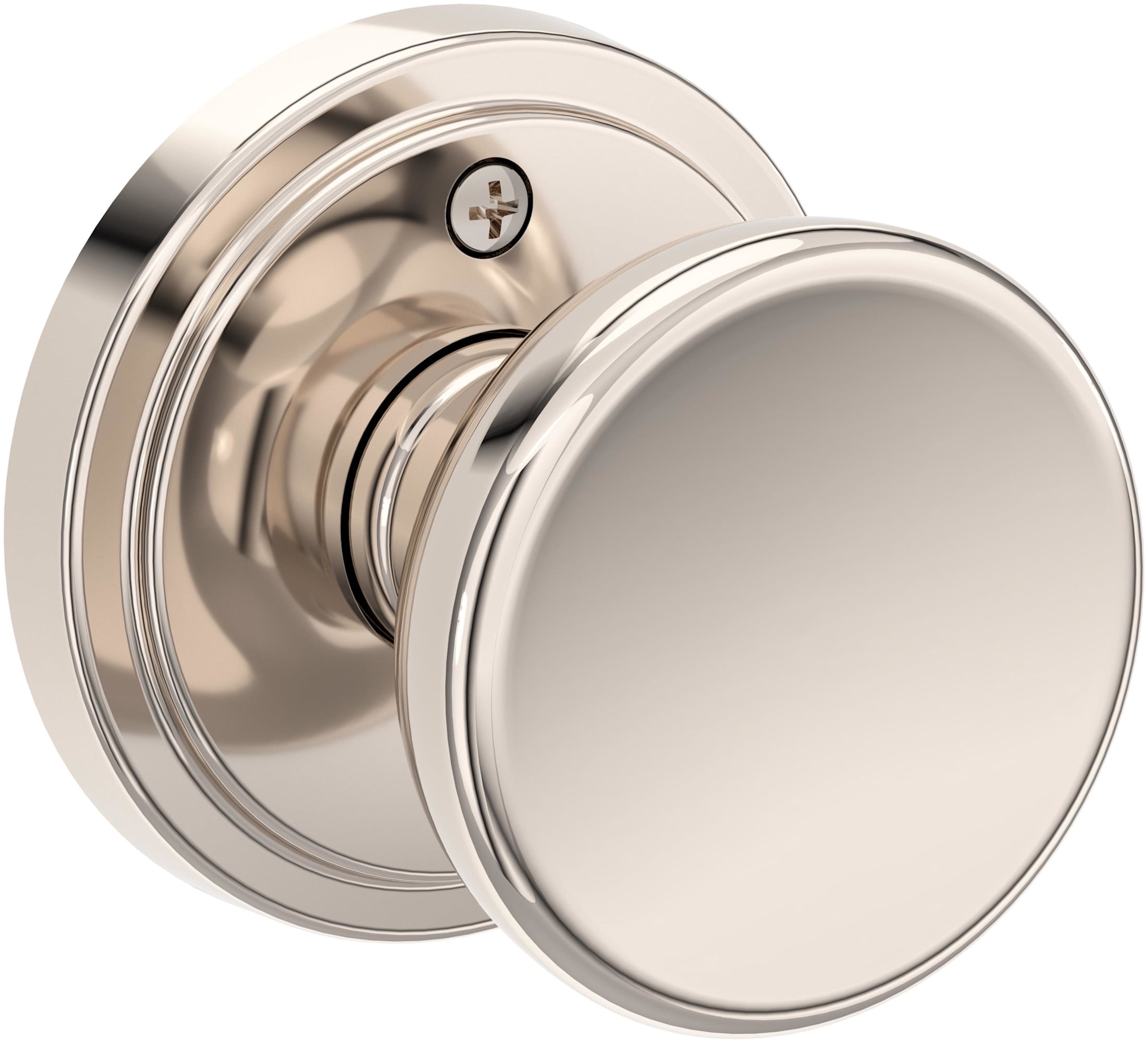 Baldwin PSSOLSRR055 Solvang Passage Door Knob Set - Nickel