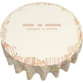 thumbnail image 6 of Thanksgiving Table Cloth Round Table Cover Wrinkle Resistant Waterproof Tablecloth 60 Inch Washable for Kitchen Party Picnic Fall Decorations for Home01, 6 of 6