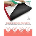 thumbnail image 3 of Green Red Ombre Yoga Towel for Hot Yoga Non Slip, Modern Abstract Art Aesthetics Yoga Mat Towel Absorbent Yoga Sweat Towels Microfiber Hot Yoga Blanket for Bikram Pilates 26"x70", 3 of 7