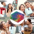 thumbnail image 5 of Wearable Blanket,Colorful Tie Dye Pattern Hooded Wearable Flannel Blanket for Adults & Teens,Winter Poncho Shawl Wrap Cape Cozy Anti-Pill,50"x60", 5 of 5