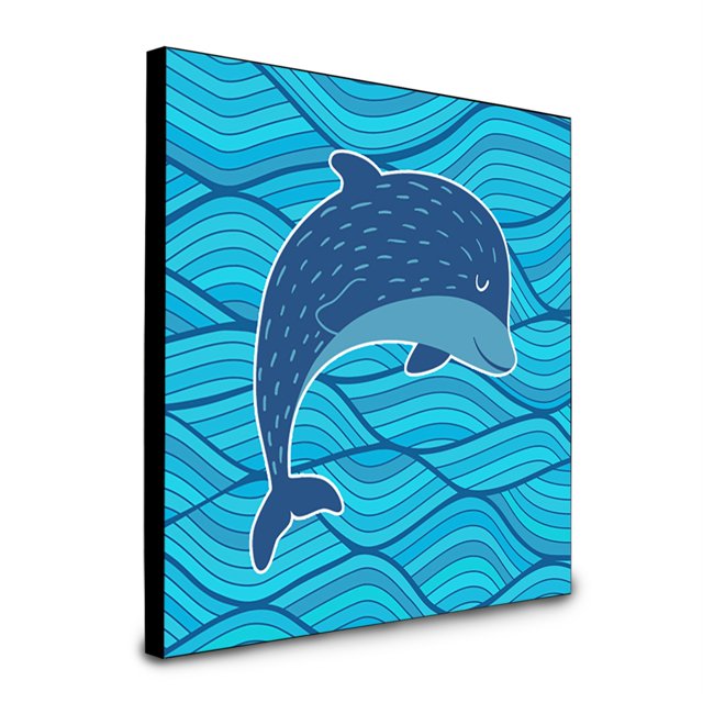 "Treasures Dolphin Panel decoración de pared, multicolor" Caroline's Treasures BB6781UP88