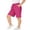Hot Pink, variant on uublik Running Shorts Women Casual Elastic Waist Shorts Summer Beach Lightweight Short Pants with Pockets, Hot Pink