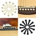 thumbnail image 3 of Creatine Portable 6 String Bridge Pins Saddle Nut Acoustic Cattle Tailpiece For Acoustic Quality, 3 of 5
