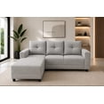 thumbnail image 1 of Sala Esquinera El Bazar Store Demeter Gris plata 210x160 cm, Tela Lino nacional, Modular, Love seat, chaise, 1 of 6