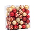 thumbnail image 4 of 50 Piezas Adornos de Bolas de Navidad Artesanía Decorativa para Decoración Navidad año Nuevo, 4 of 8
