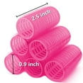 thumbnail image 2 of Hair Rollers, 12 Pack Self Grip Salon Hairdressing Curlers, DIY Curly Hairstyle,Colors May Vary, Medium, 2 of 7