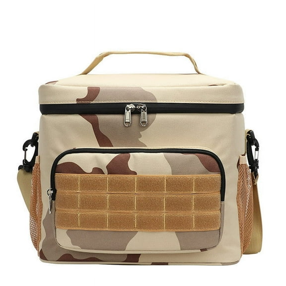 VOAVEKE Lunch Box For Women,Lunch Box For Men, Outdoor Camouflage Insulation Bag Wear- Oxford Cloth Portable Insulation Bag To Work Convenient Lunch Box Bag
