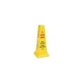 thumbnail image 2 of Rubbermaid Commercial Four-Sided Caution Wet Floor Safety Cone 10 1/2w x 10 1/2d x 25 5/8h Yellow, 2 of 2
