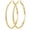 Gold-50mm, variant on VEEDOFA Silver Plated Hoop Earrings for Women, 3mm Wide, S925 Sterling Silver Posts