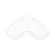thumbnail image 2 of Estante de almacenamiento para baño sin perforaciones | Estante de hierro de doble capa montado en pared | Organizador de esquina para inodoro, lavabo y lavamanos | Negro blanco | 10.2x10.2x2.4in, 2 of 6