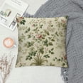 thumbnail image 2 of JEUXUS Short Plush Rose Floral Shabby Pink Hydrangea Flower Comforter Cover Vintage Farmhouse Pillowcase White, 2 of 5