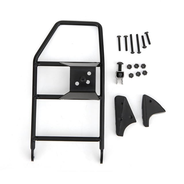 Asiento de neumático de repuesto de metal Sincero para 1/10 Land Cruiser LC80 negro