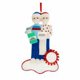 thumbnail image 2 of Adornos para árboles de Navidad Colgante Decoración de anillo de cinta de resina colgante para el hogar, 2 personas Methold HA001055-04, 2 of 6