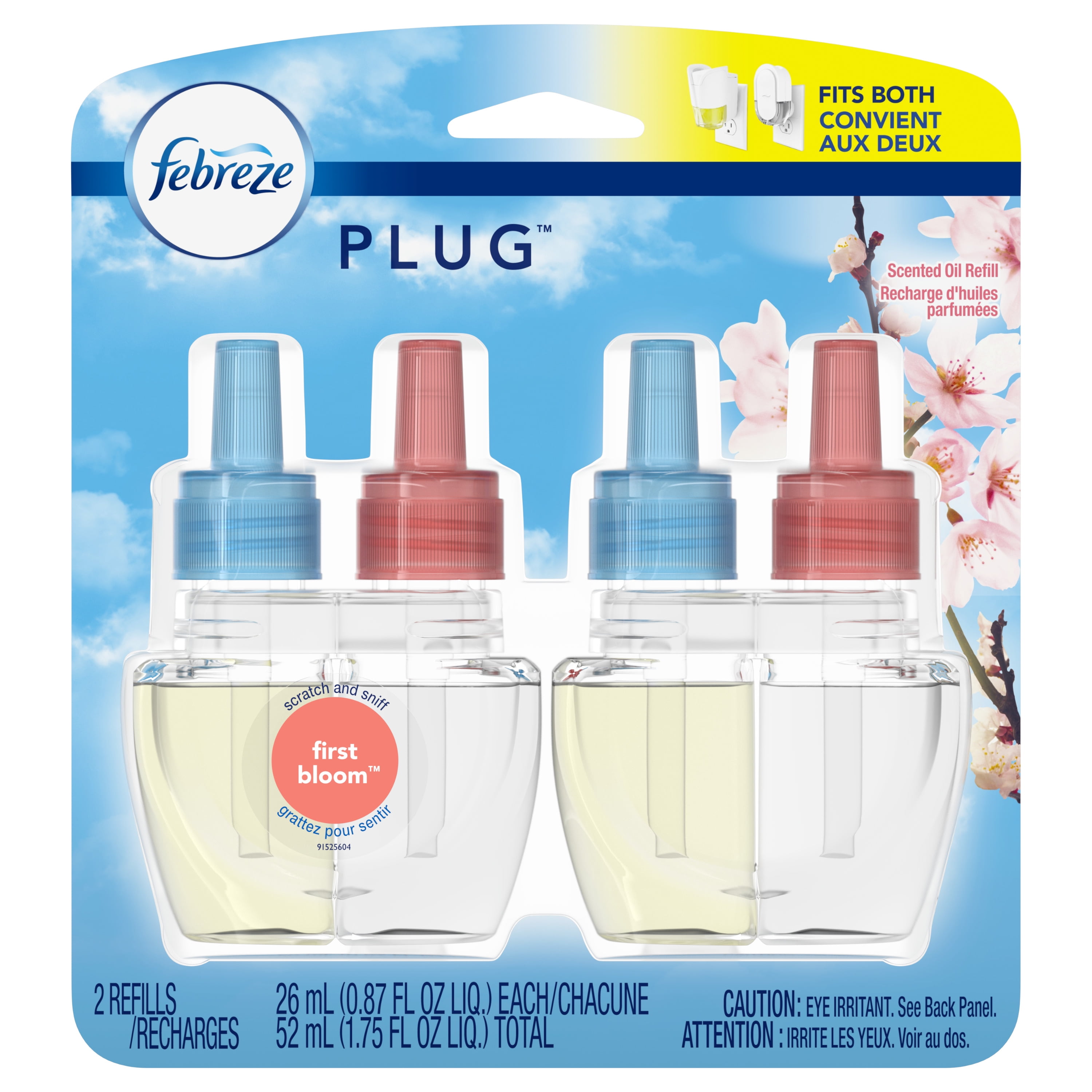 Febreze Plug Air Freshener Scented Oil Refill, First Bloom ...