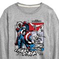 thumbnail image 3 of Marvel Captain America: Brave New World - Ink Grid - Toddler And Youth Kids Long Sleeve Graphic T-Shirt, 3 of 5