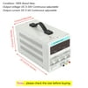 Adjustable Power Supply 30V 5A 110V Precision Variable DC Digital Lab w/clip