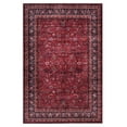 thumbnail image 7 of GLN Rugs Yildiz - Indoor, Machine Washable Area Rug - 8'x10' Dark Red Home Carpet, 7 of 7