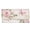 Butterfly and Floral Pattern, variant on Candy Pine Pattern Long Wallet for Travel, PU Leather Women's Wallet with Large Capacity Buckle Women's Trifold Wallet