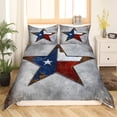 thumbnail image 2 of Manfei Boys Girls Vintage USA Flag 2-Piece Comforter Cover Toddler Size,Retro Aesthetic Bedding Sets Toddler Size,Stars Print American Flag Ultra Soft Bed Set,Microfiber Bedroom Decor(No Comforter), 2 of 6