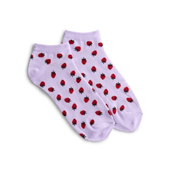 No Boundaries Low Cut Socks, 1-Pair, Women's, Shoe Sizes 4-10