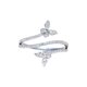 thumbnail image 1 of Anillo de cristal brillante para mujer, joyería para nudillos, decoración de mano curvada a la moda, joyería informal para fiesta de boda y Ropa, zapatos y accesorios Miscelánea Talla 7 Jumpingount AP017313-02, 1 of 6