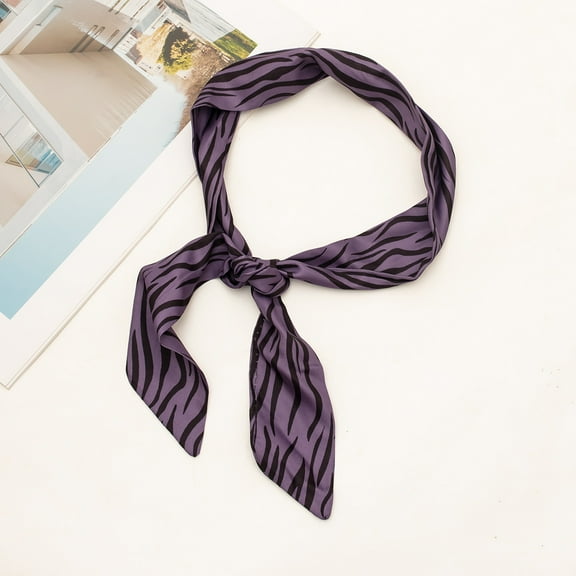 ERDOUY Elegant Personalized Scarf, Long Scarf, Headband Binding Bag, Headband with Hand Gift Binding Band, Hair Accessories Headband Scarf (Purple)