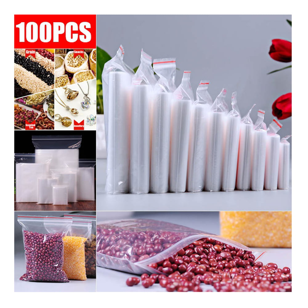 Candle FlanicaUSA 100 pcs 4 x 6 2 Mil Clear Flat Resealable Cello/ Cellophane Bags Good for Bakery Soap Cookie,jewelry items bags. 