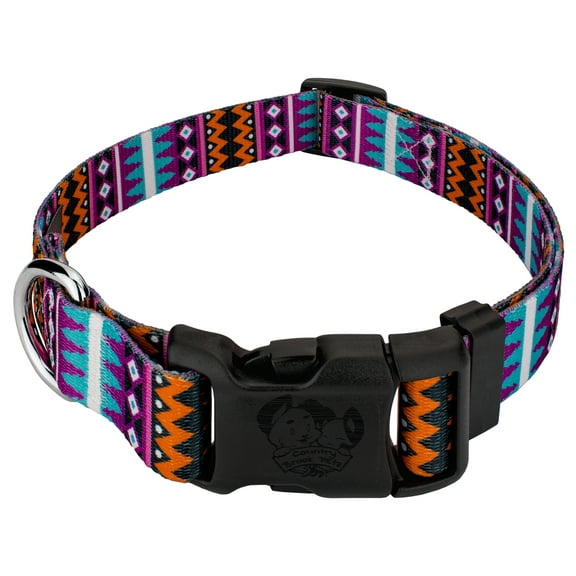 Country Brook Petz® Deluxe Santa Fe Dog Collar - Made In The U.S.A., Large
