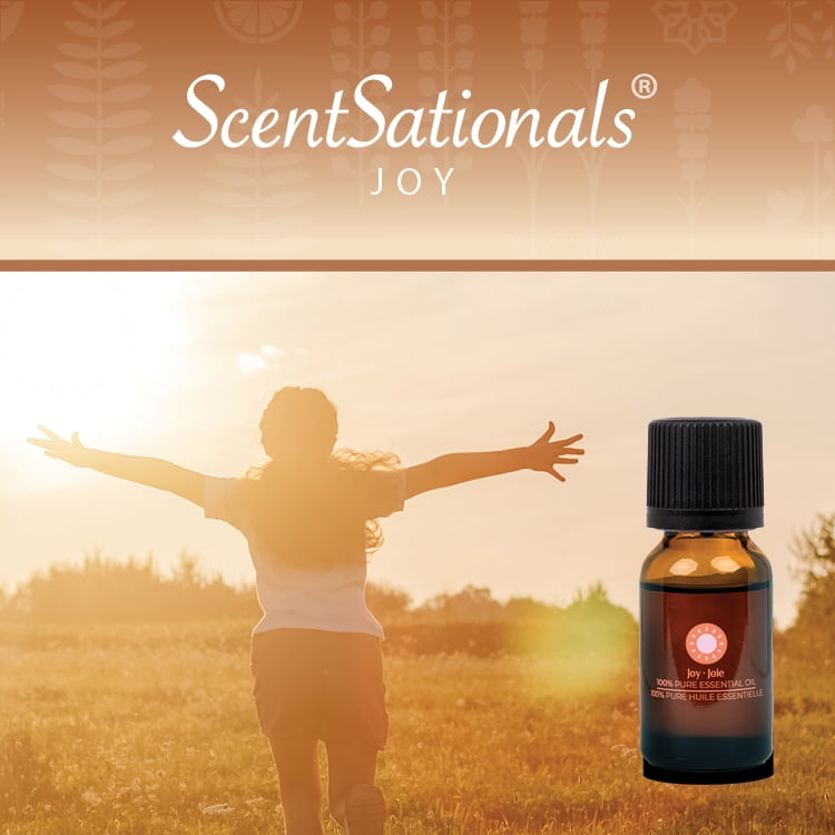 Huile Essentielle 100% ScentSationals, Joie 15 ml (0,5 une fois liquide)